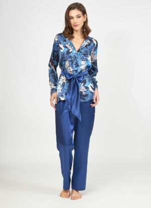 ΠΥΖΑΜΑ ΣΑΤΕΝ HARMONY ΜΕ ΖΩΝΗ