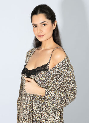 Ρόμπα τιγρέ HARMONY MODAL