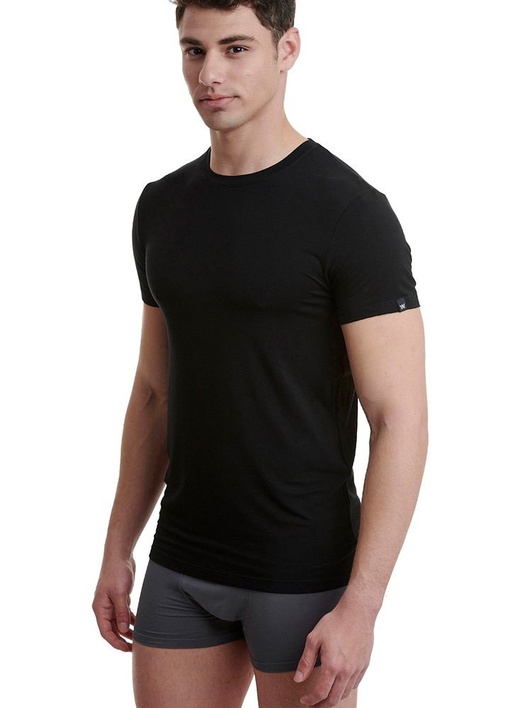 T-SHIRT BAMBOO ΚΛΕΙΣΤΗ ΛΑΙΜΟΚΟΨΗ