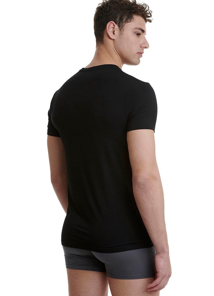 T-SHIRT BAMBOO ΚΛΕΙΣΤΗ ΛΑΙΜΟΚΟΨΗ